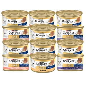 Purina Gourmet Gold mousse lõhega 85g