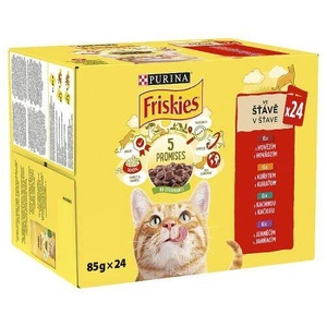 PURINA Friskies kassiliha kastmes MIX maitsed 24x85g