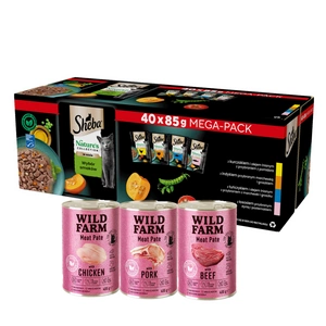 SHEBA kotike 40x85g Selection in Sauce - märg kassitoit kastmes (kana, kalkun, part, linnuliha)