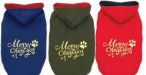 Kirbu koera jope Rõõmsaid jõule Punane S