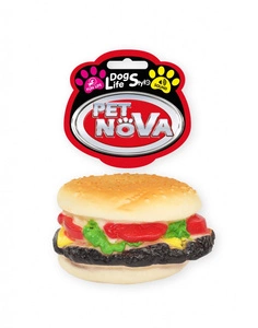 Pet Nova DOG LIFE STYLE Hamburgersaiak, juustu ja kastmega 9cm