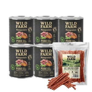 WILD FARM Monoprotein Pork 800g hüpoallergeenne koeratoit