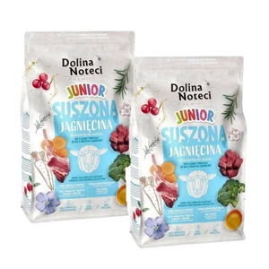 DOLINA NOTECI Premium Junior Lambaliha - kuivatatud koeratoit 4kg
