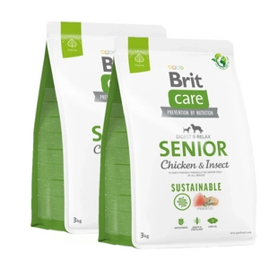 BRIT CARE Dog Sustainable Senior Chicken & Insect 3kg