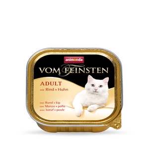 ANIMONDA Cat Vom Feinsten täiskasvanud kasside maitse: veiseliha + kana 100g
