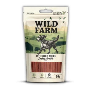 WILD FARM küülikuribad 80g koeratoidud