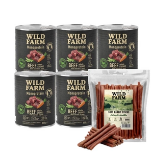 WILD FARM Monoprotein Beef 800g hüpoallergeenne koeratoit