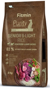 Fitmin purity rice senior&amp;light hirve&amp;lamb 2kg