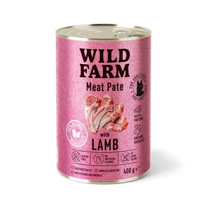 WILD FARM Pate lambalihaga 400g - gluteenivaba kassitoit