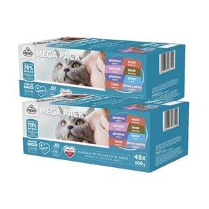 Frendi kotikesed kassidele kalamaitsed kastmes 48x100g