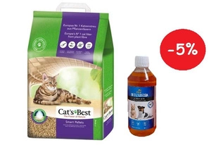JRS Cats Best Nature Gold 20l / 10kg - allapanu pikakarvalistele kassidele