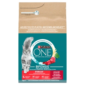 Purina One Cat Sterilcat Beef Cat Food 3kg