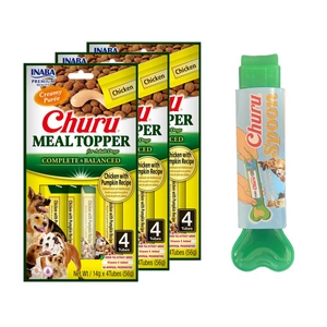 INABA koeratoidu topper kana kõrvitsaga retsept 4x14 (56g)