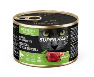DOLINA NOTECI Super Rafi Cat P&F ulukiliha ja kanasüdamega 185g