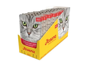 JOSERA pasteet hautatud kana- ja veiselihaga 85g