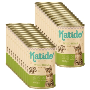 Katido Wet Cat Food Wild Boar 400g