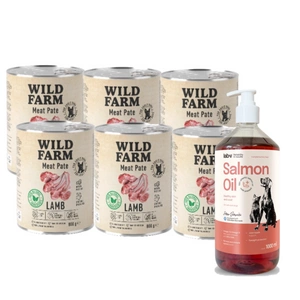 WILD FARM Pate Lamb 800g gluteenivaba koeratoit