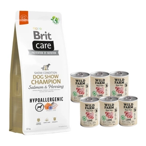 BRIT CARE Dog Hypoallergeenne koertenäitus Champion Salmon & Hering 12kg