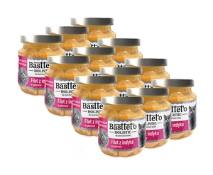 Basttet'o Holistiline kalkunifilee galetis kassidele 130g