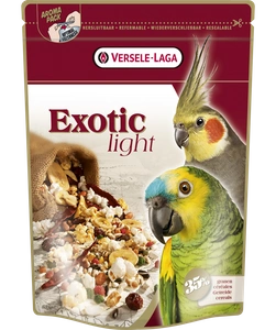 VERSELE-LAGA Exotic Light - röstitud teraviljasegu suurtele ja keskmise suurusega papagoidele 750g