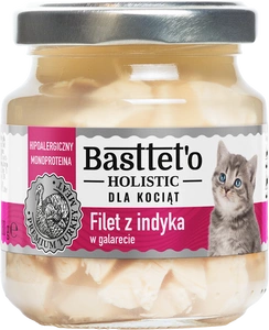 Basttet'o Holistiline kalkunifilee galetis kassipoegadele 130g