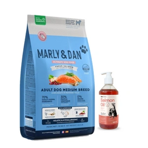 Marly & Dan Adult Dog Medium Breed Fresh Salmon Holistic & Hypoallergenic 12kg kuivtoit 12kg