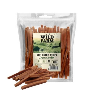 WILD FARM küülikust ribad 500g koerte maiuspalad