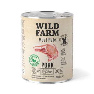 WILD FARM Pate Pork 800g gluteenivaba koeratoit