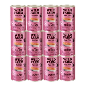 WILD FARM Pasteet lõhega 400g - gluteenivaba kassitoit