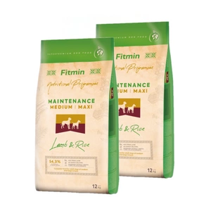FITMIN Medium Maxi Maintenance Lamb&Rice 12kg