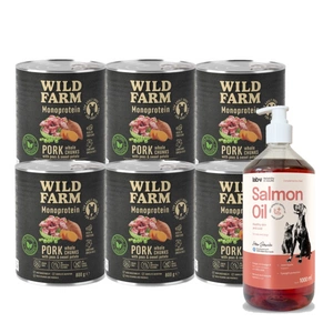 WILD FARM Monoprotein Pork 800g hüpoallergeenne koeratoit