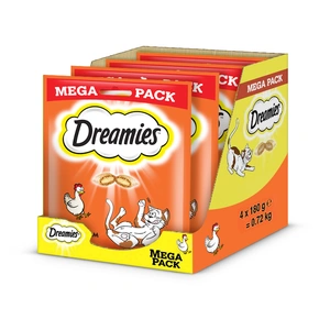 DREAMIES Mega Pack 4x180g – maitsev kana-maitseline maiuspala kassidele