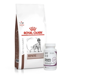 ROYAL CANIN Hepatic HF 16 1,5kg + LAB-V Hepato Protect 45 kapslit