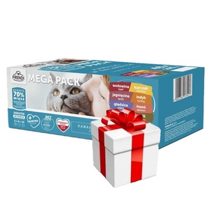 Frendi kassikotti liha- ja kalamaitsed želees 48x100g