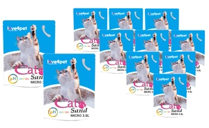 Silikoonist kassipesu Sand Micro - PH Control 11x3,8 l (muudab värvi, et kontrollida haiguse varajasi märke)