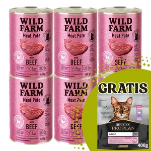 WILD FARM Pasteet veiselihaga 400g - gluteenivaba kassitoit