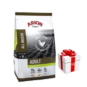 Arion Original Grain Free Chicken & Potato kuivtoit täiskasvanud koertele 12kg