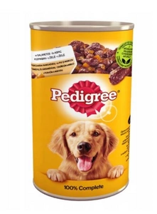 PEDIGREE Adult purk 1200g - märg täistoit täiskasvanud koertele, kana marmelaadiga