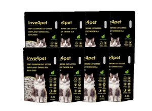 Love4pet Clumping Cat Litter tofu 8x2,5 kg (8x4,3l)