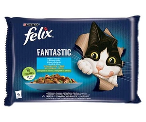 FELIX Fantastilised maaelu maitsed lõhe ja forelli želee 4x85g