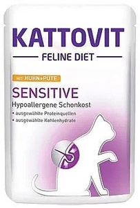 Kattovit Sensitive chicken+indica 85g kotike