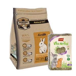 KORONA NATURY Natural-Vit küülikutoit 1.6kg