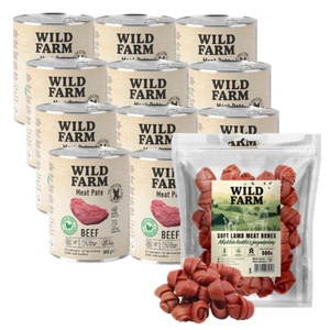 WILD FARM Pate Beef 800g gluteenivaba koeratoit