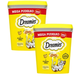 DREAMIES Mega Box 350 g - lisatoit täiskasvanud kassidele, maitsva juustuga