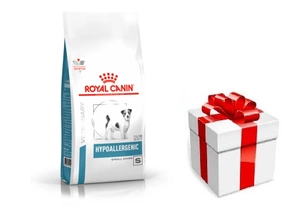 ROYAL CANIN Hypoallergeenne väike koer HSD24 1kg + STAGMENA FOR DOGS