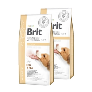 Brit gf veterinaardieet koerale Hepatic 2kg