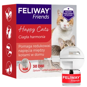CEVA Feliway Friends hajuti + 48 ml flakoon C.A.P. feromooniga.