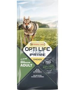 VERSELE-LAGA Opti Life Prime Adult Chicken 12,5kg - teraviljavaba sööt täiskasvanud koertele kana- ja kanasöödaga