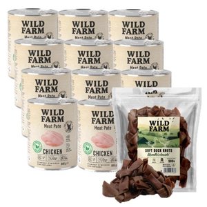 WILD FARM Pate Chicken 800g gluteenivaba koeratoit