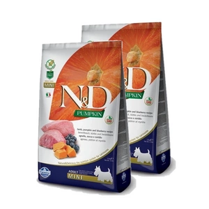 Farmina N&D Kõrvits teraviljavaba koerte LAMB & BLUEBERRY ADULT MINI 7kg